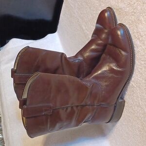 Texas American made boots men's size 9 M Brown leather boots
